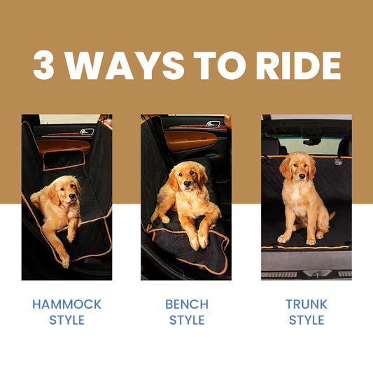 Waterproof Dog Car Seat Cover – Scratchproof & Non-Slip