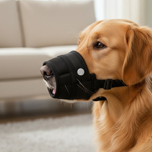 Soft Nylon Dog Muzzle – Adjustable & Breathable