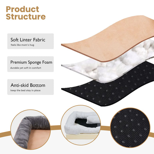 Orthopedic Dog Bed – Memory Foam for Joint Relief