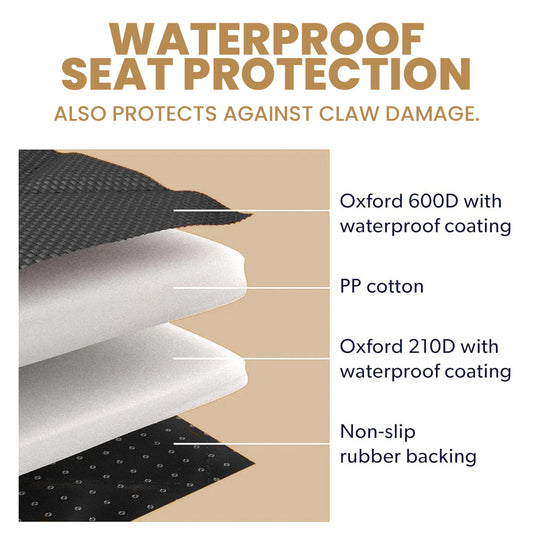 Waterproof Dog Car Seat Cover – Scratchproof & Non-Slip