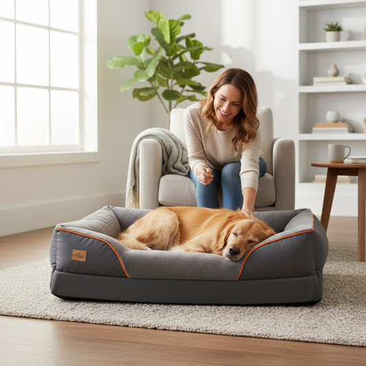 Orthopedic Dog Bed – Memory Foam for Joint Relief