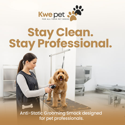 Anti-Static Grooming Smock for Pet Professionals