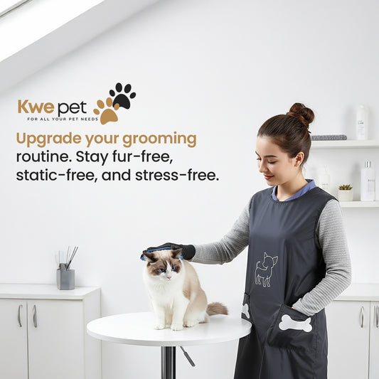 Anti-Static Grooming Smock for Pet Professionals