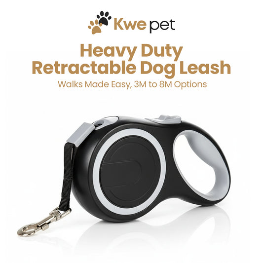 Heavy Duty Retractable Dog Leash – 3M to 8M Options