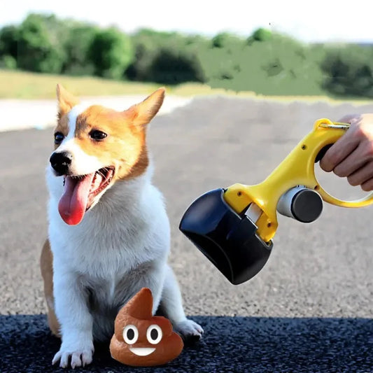 Pet Dog Pooper Scooper Portable Outdoor Cleaner Garbage Picker Poop Bag Collection Convenient Cleaning Tools Dog Poop Collector
