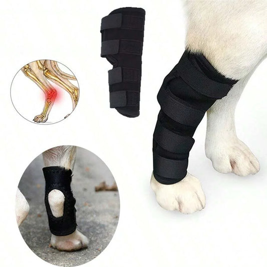 1Pc Prevent Chew Licking Hock Joint Arm Support Hold Bandages Sleeve Dog Leg Brace for Pet Knee Sprains Recovery Protection