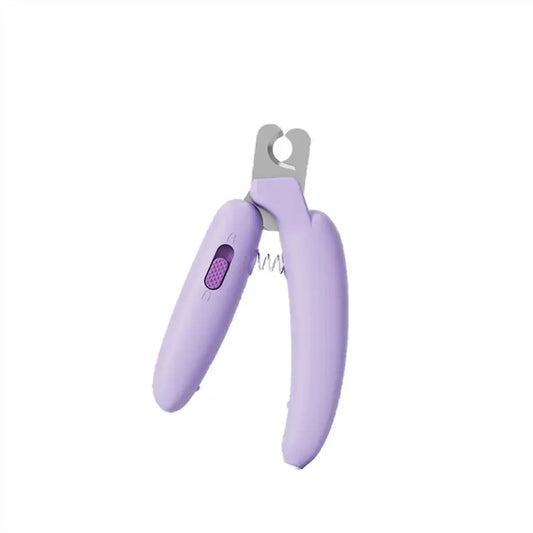 Pet Nail Clippers Dog Cat Nail Trimmer Labor-Saving Nail Clipper Convenient LED Electric Nail Grinder Dog Grooming Supplies
